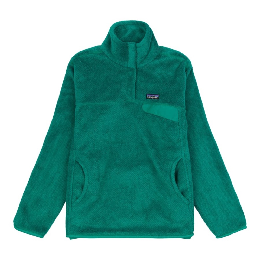 Women’s M Patagonia Re-Tool Snap-T Pullover (Impact Green)